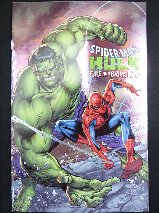 SPIDER-MAN Hulk: Fire and Brimstone #1 Cvr B Foil - Oct 2026 Marvel Comic #3FZ