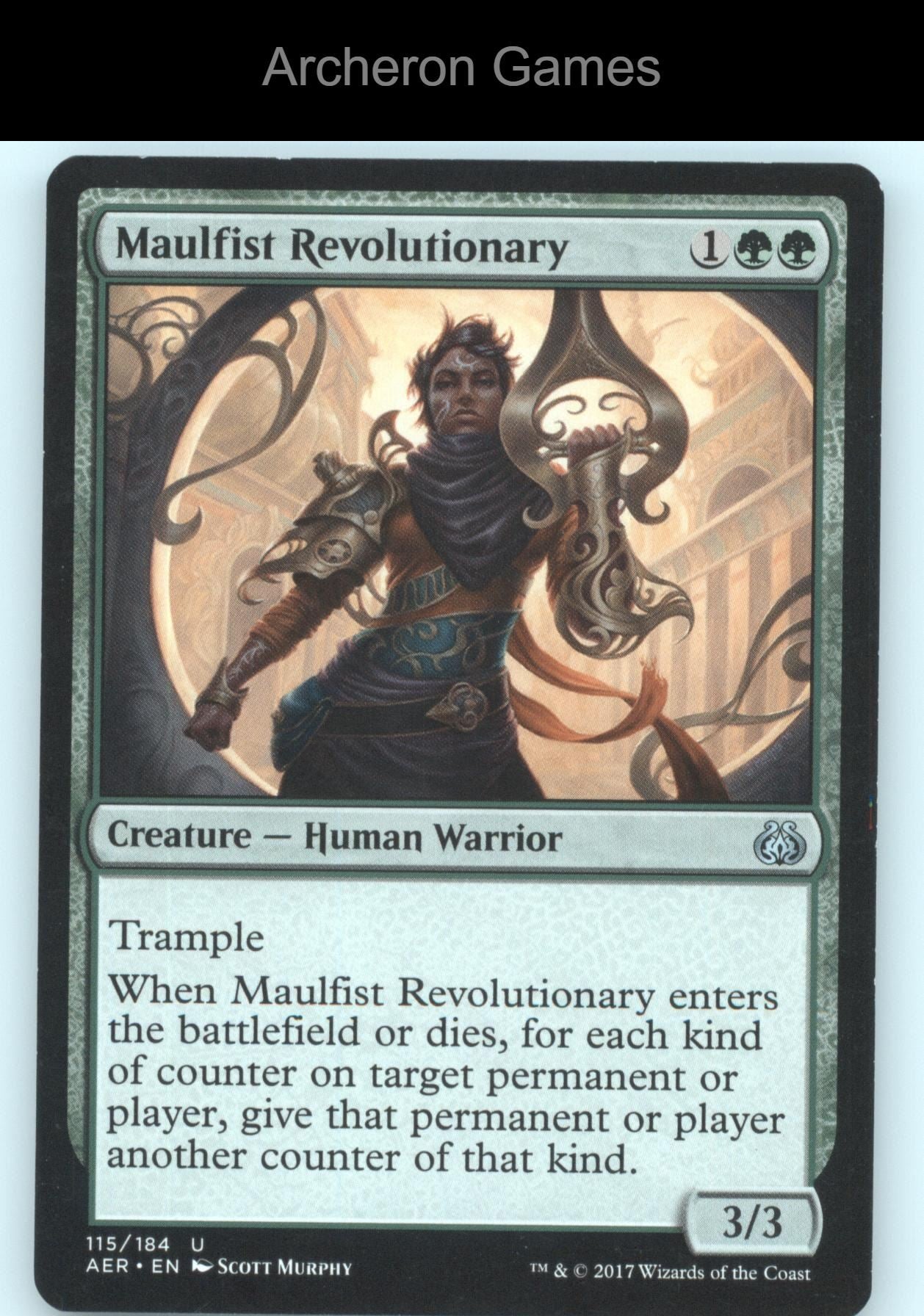 Maulfist Revolutionary 115 UC MTG Card Aether Revolt