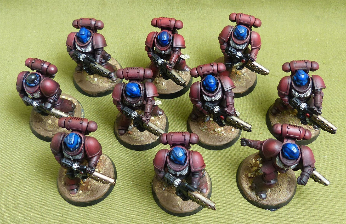 Infernus Squad painted - Blood Angels - Warhammer 40K #3Z0