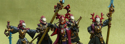 Classic metal Warlock Council OOP painted - Aeldari - Warhammer 40K #43E
