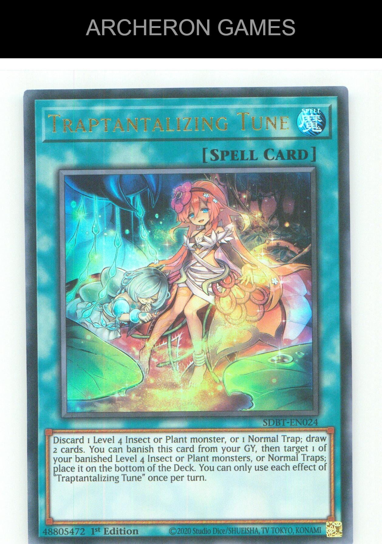 Traptantalizing Tune UR YUGIOH Card 1st Edition