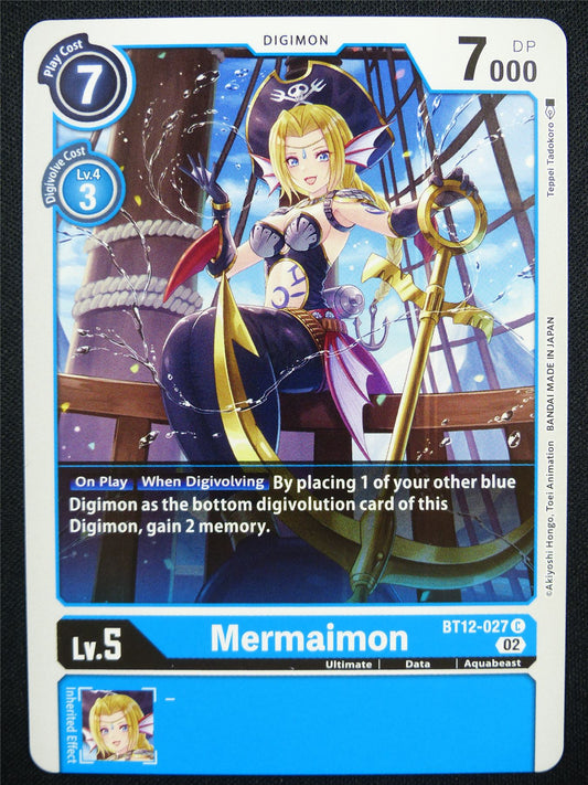Mermaimon BT12-027 - Digimon Card #P1