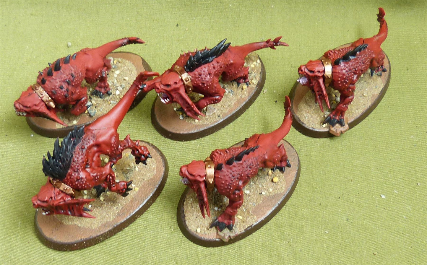 Flesh Hounds painted - Blades of Khorne - Warhammer AoS #KM