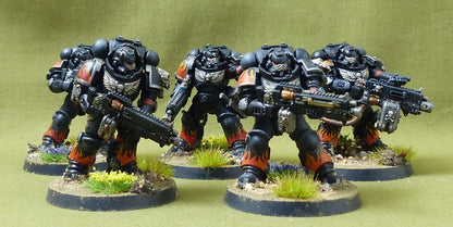 Heavy Intercessors painted - Legions of the Damned - Warhammer 40K #7FG