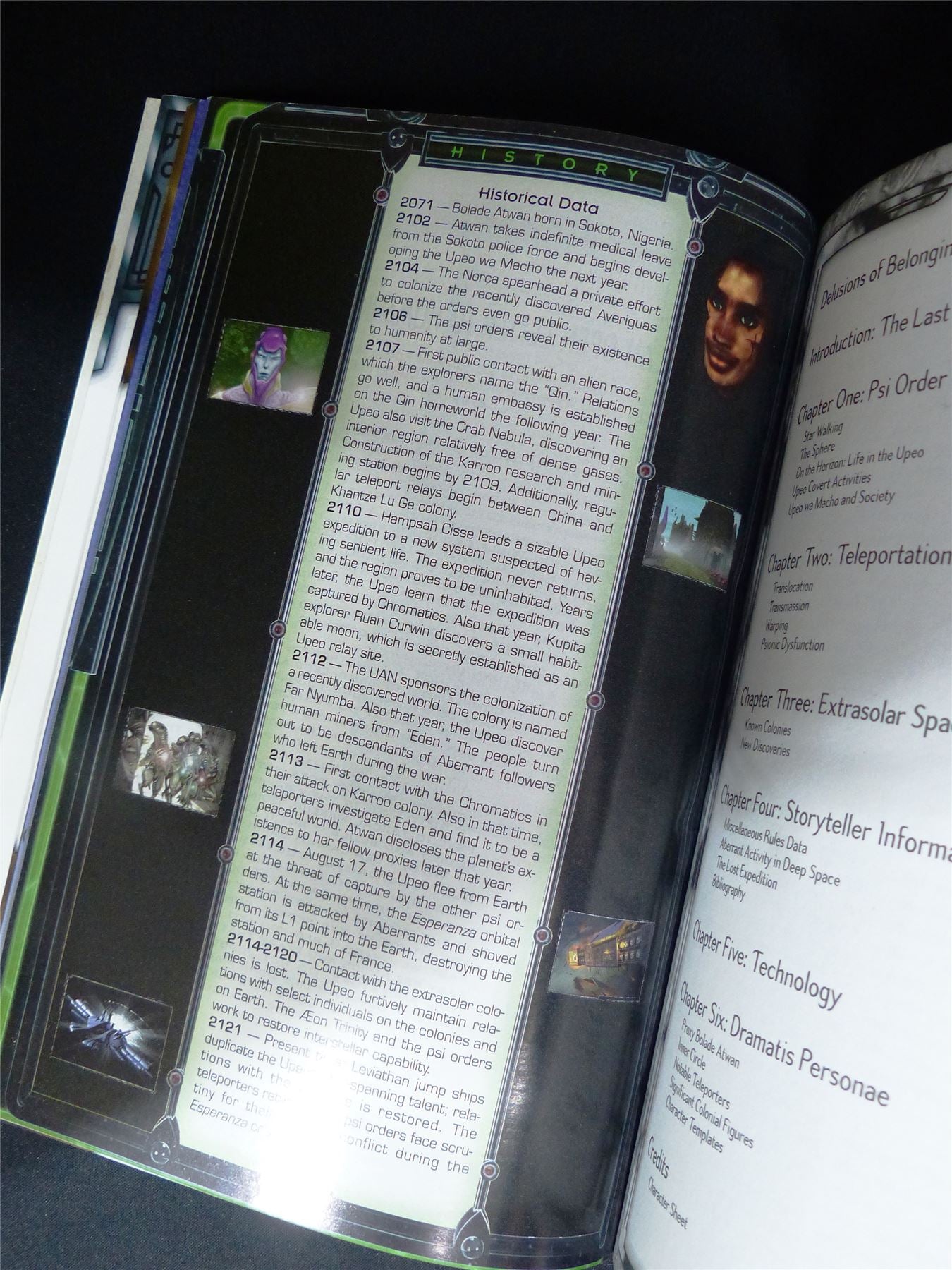 Stellar Frontier: Psi Order & Space Sourcebook WW9005 - White Wolf Roleplay Softback #2UZ