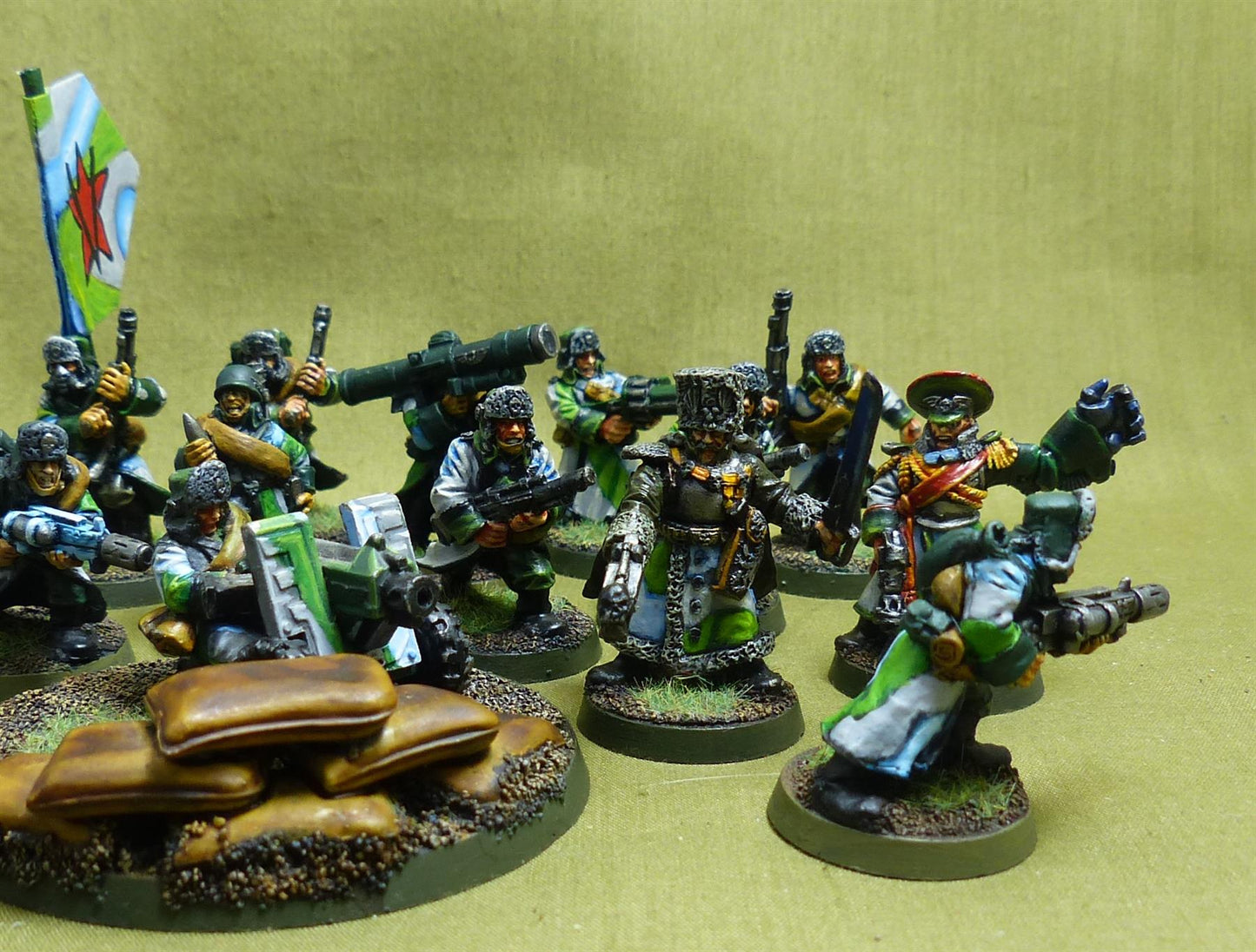 Classic Metal Valhalla Ice Warriors painted - Imperial Guards - Warhammer 40K #1PN