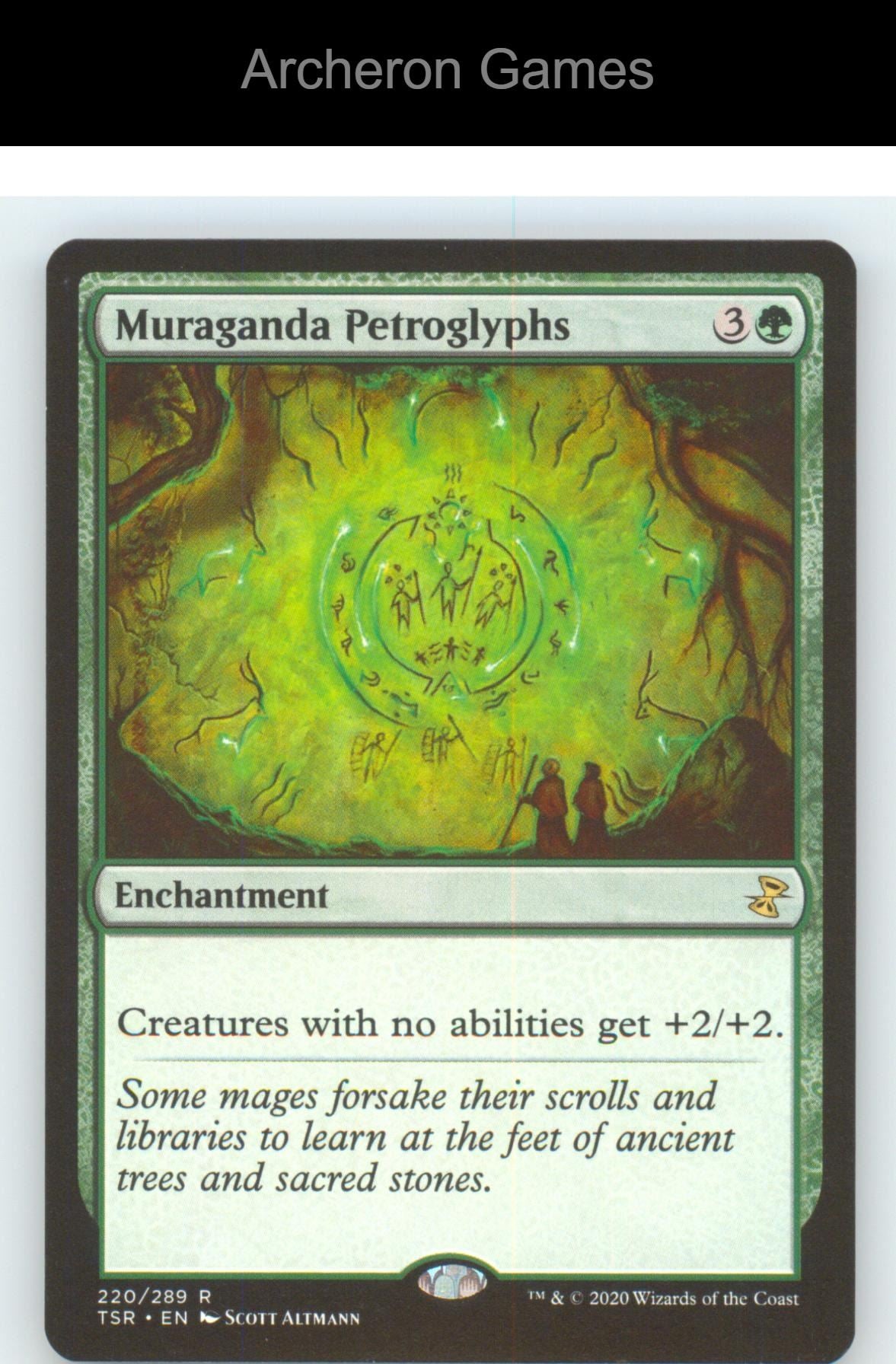Muraganda Petroglyphs TSR 220 R MTG Card NM/EX+