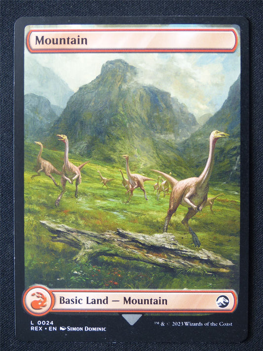 Full Art Mountain 0024 - REX - Mtg Card #1I