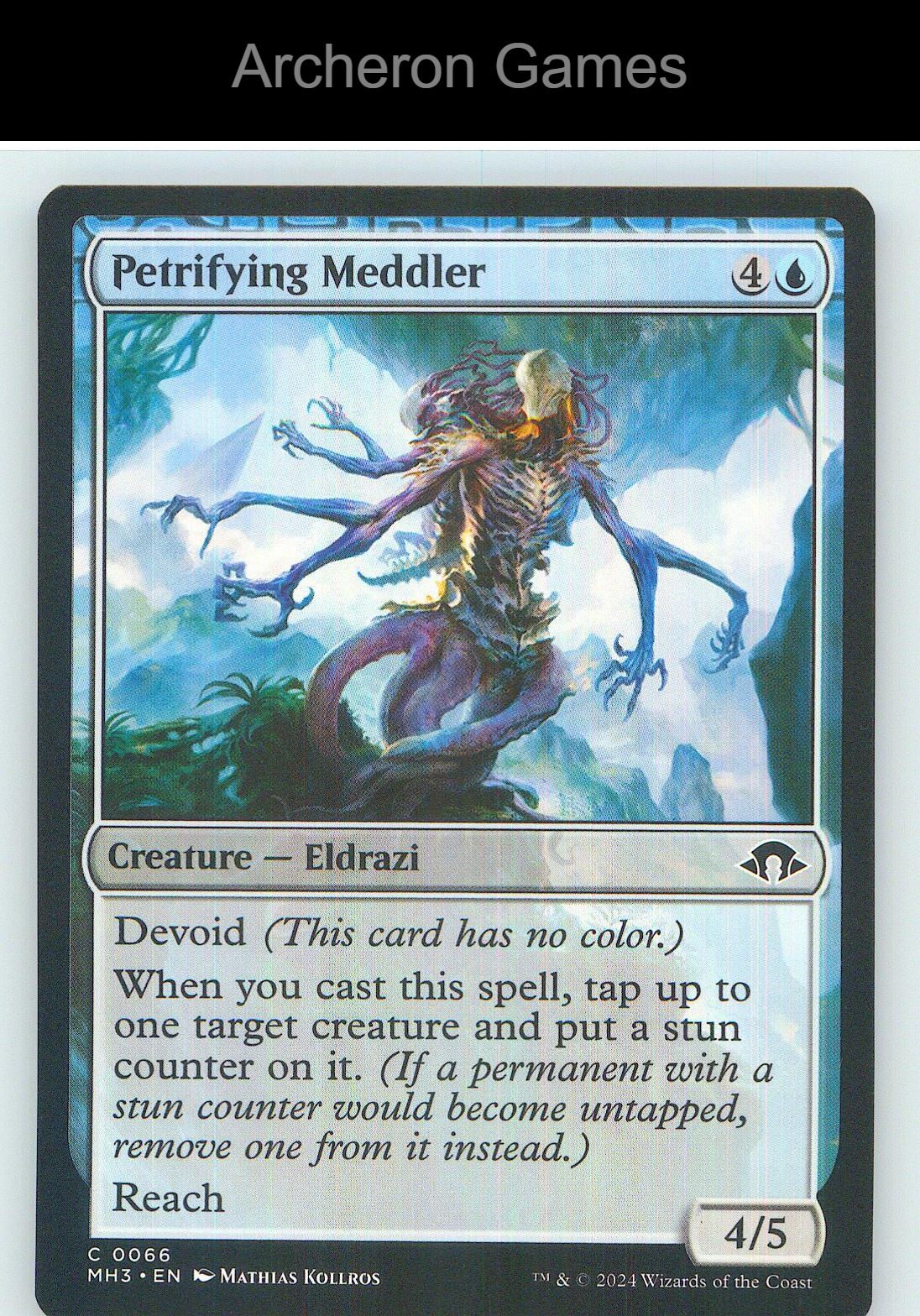 Petrifying Meddler MH3 66 C MTG Card NM/EX+