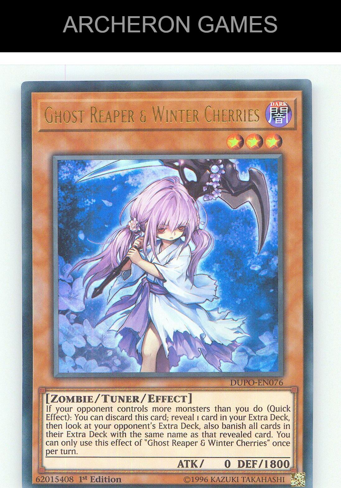 Ghost Reaper & Winter Cherries Ultra Rare YUGIOH Card Unlimited