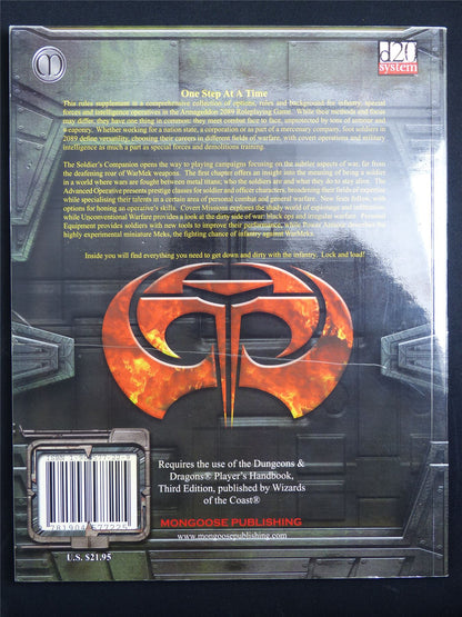 Soldier's Companion 2089: MGP 1206 - D20 System Roleplay Softback #BC
