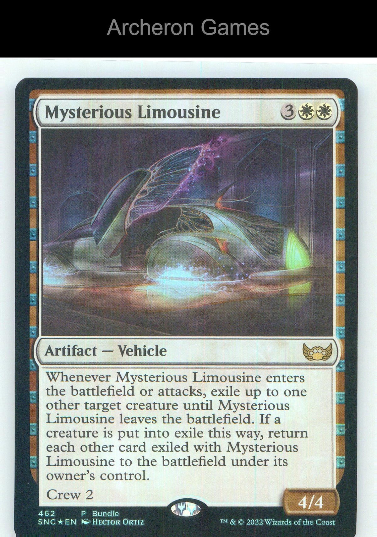 Mysterious Limousine (SNC Bundle) 462 P MTG Card NM/EX+ Foil
