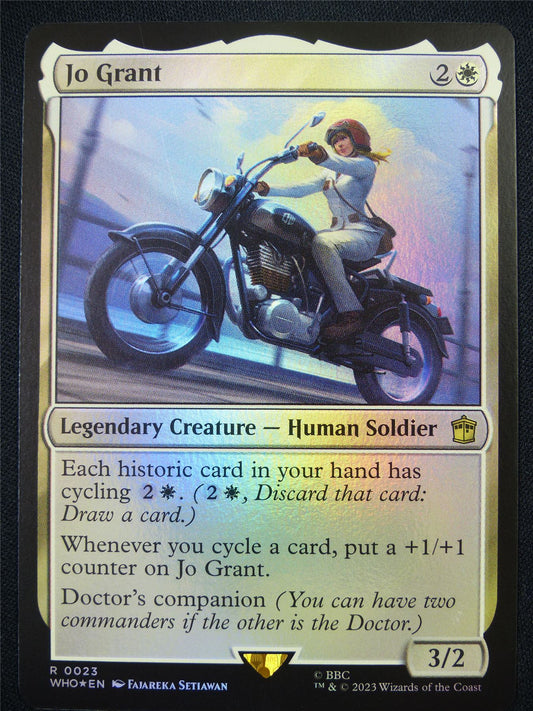 Jo Grant Foil - WHO - Mtg Card #A7