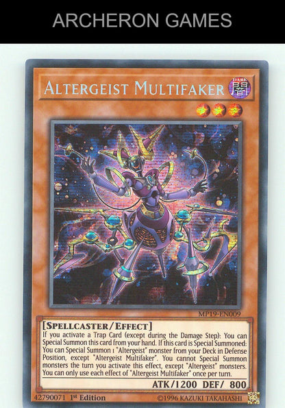 Altergeist Multifaker SEC YUGIOH Card
