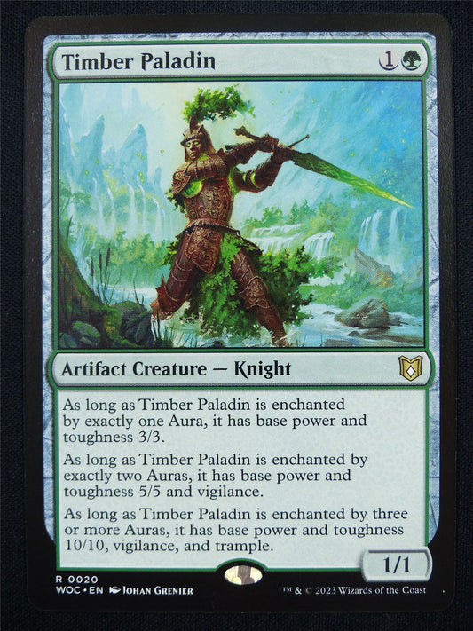 Timber Paladin - WOC - Mtg Card #158