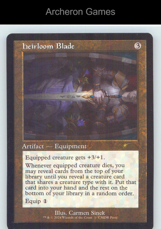 Heirloom Blade (Retro Frame) 1 R MTG Card NM/EX+