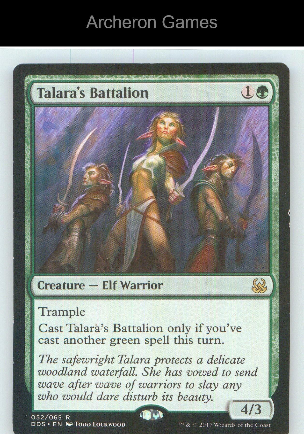 Talara's Battalion DDS 52 R MTG Card NM/EX+