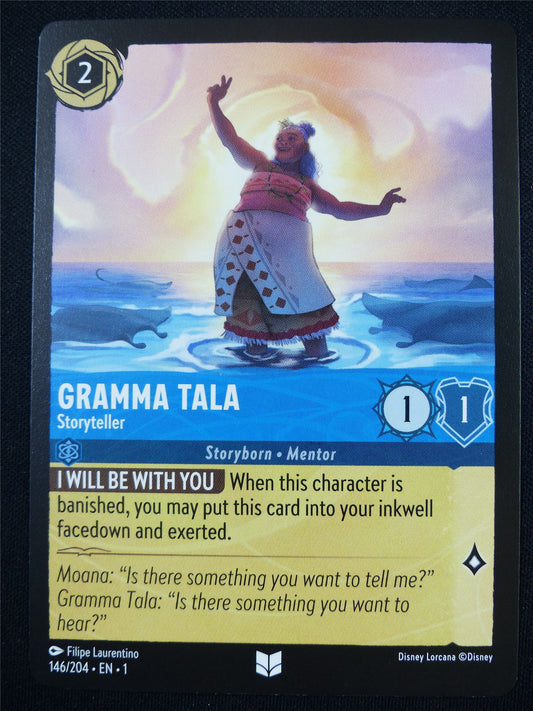 Gramma Tala Storyteller 146/204 - Lorcana Card #4P0