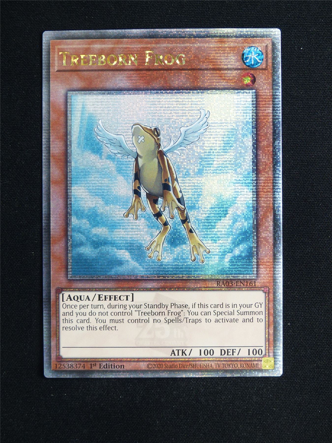 Treeborn Frog RA03 Quarter Century Rare - 1st ed Yugioh Card #23Z