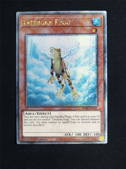 Treeborn Frog RA03 Quarter Century Rare - 1st ed Yugioh Card #23Z