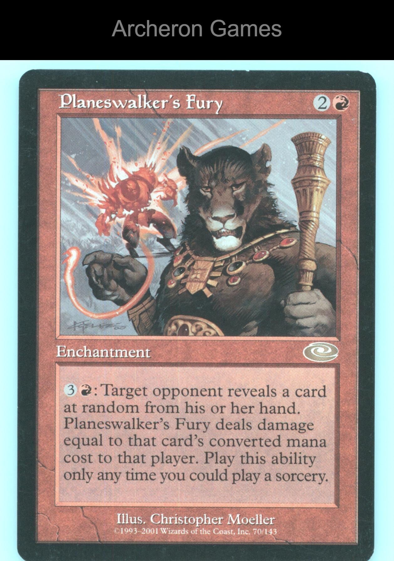 Planeswalker's Fury 70 R MTG Card Planeshift