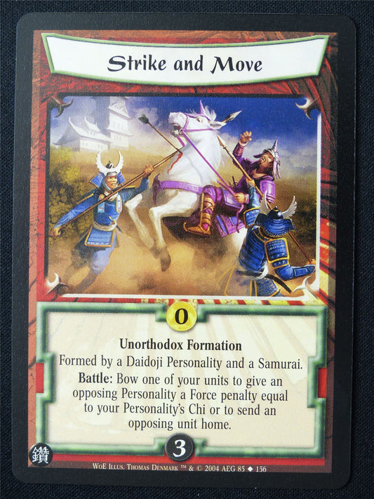 Strike and Move - WoE - Legend of the Five Rings L5R Card #YH