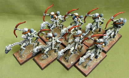 Horse Archers set of 8 painted - Tomb Kings of Khemri - Warhammer Old World #1O1
