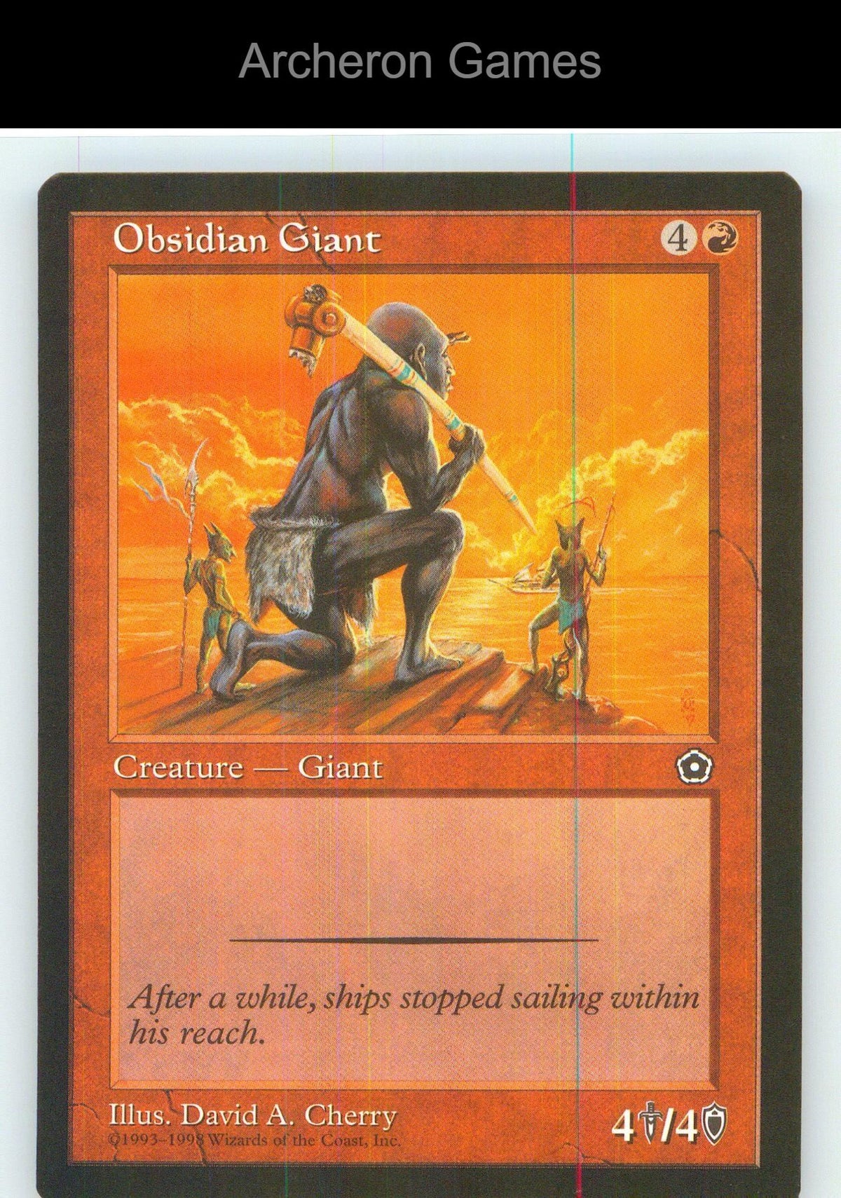 Obsidian Giant P02 UC MTG Card NM/EX+