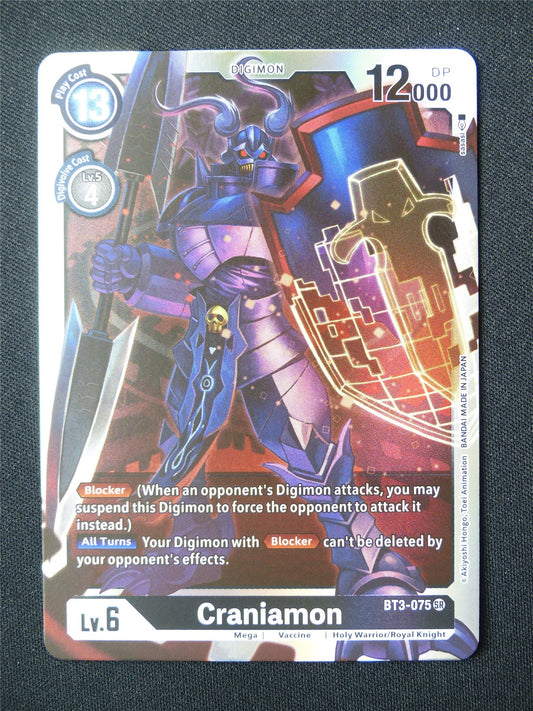 Craniamon BT3 SR - Digimon Card #5RM