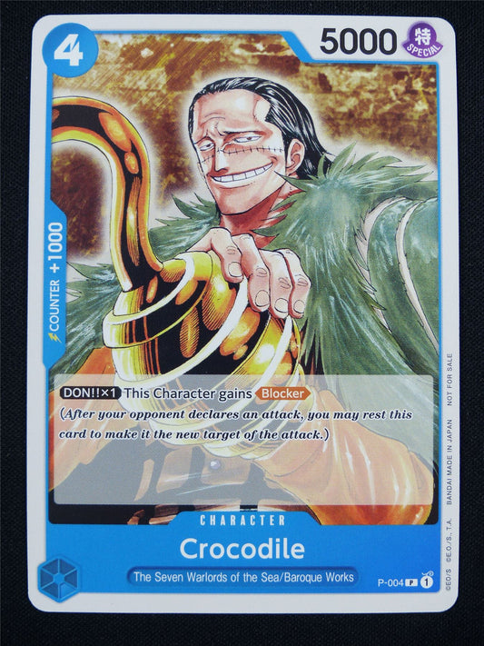 Crocodile P-004 Promo - One Piece Card #1DP