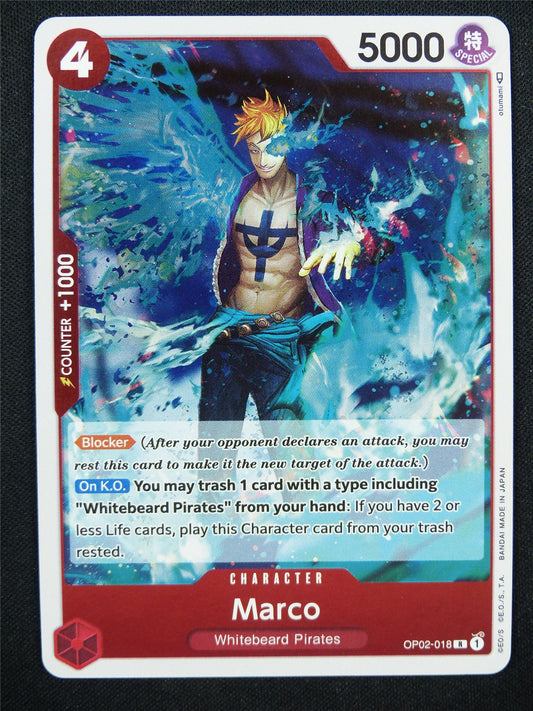 Marco OP02-018 R - One Piece Card #4G
