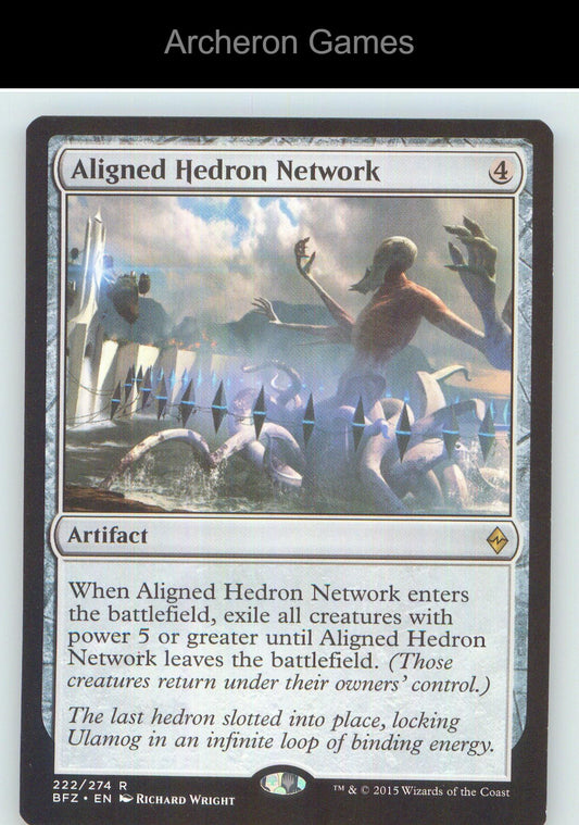 Aligned Hedron Network BFZ 222 R MTG Card NM/EX+