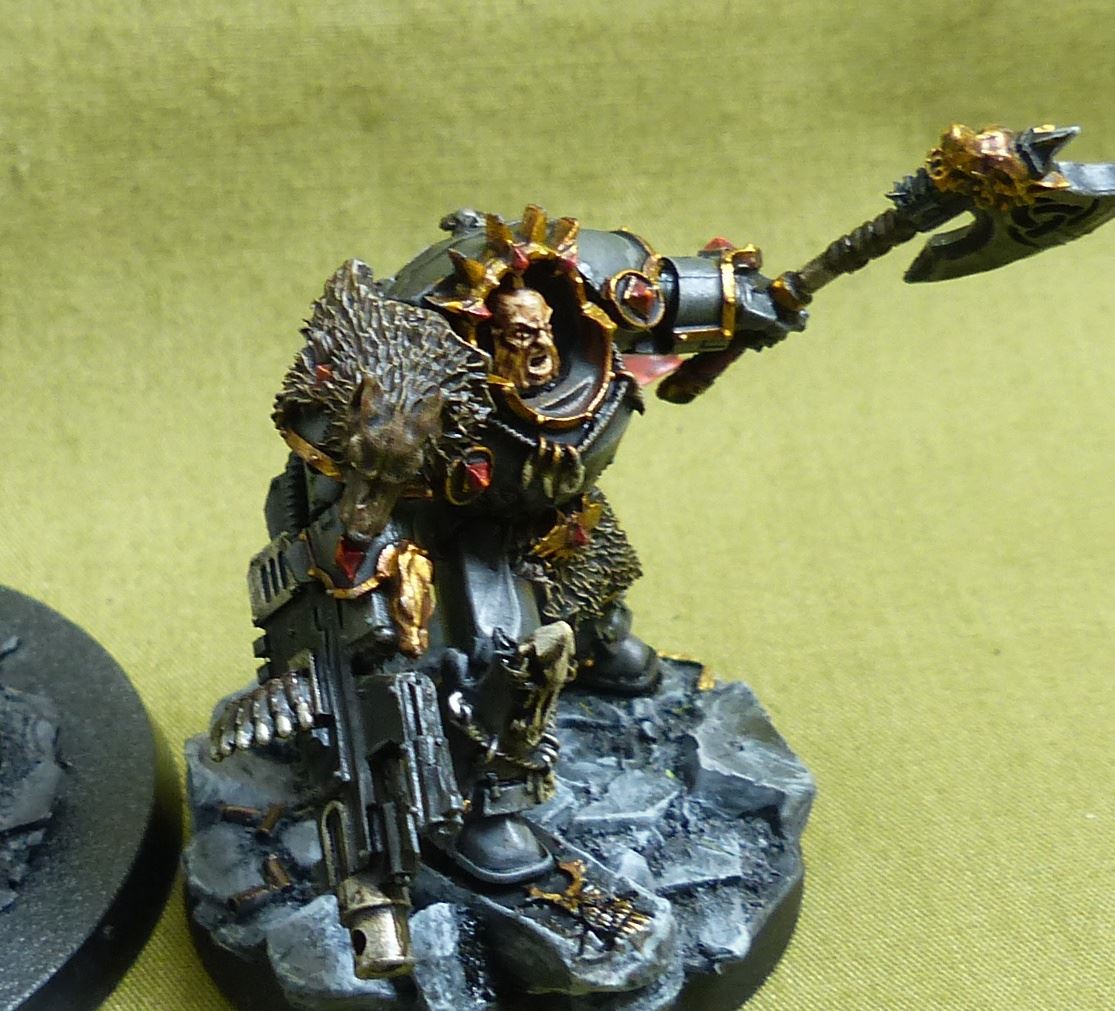 Hvarl Red-Blade - Jarl of the Fourth Great Company painted -  Warhammer Horus Heresy #4X9