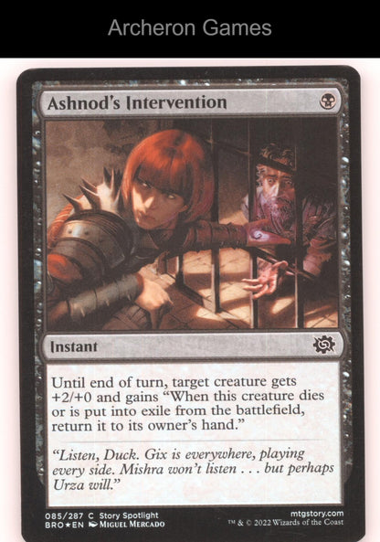 Ashnod's Intervention 85 C MTG Card The Brothers' War