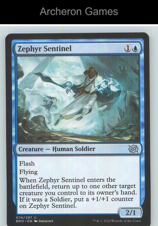 Zephyr Sentinel BRO 74 UC MTG Card NM/EX+