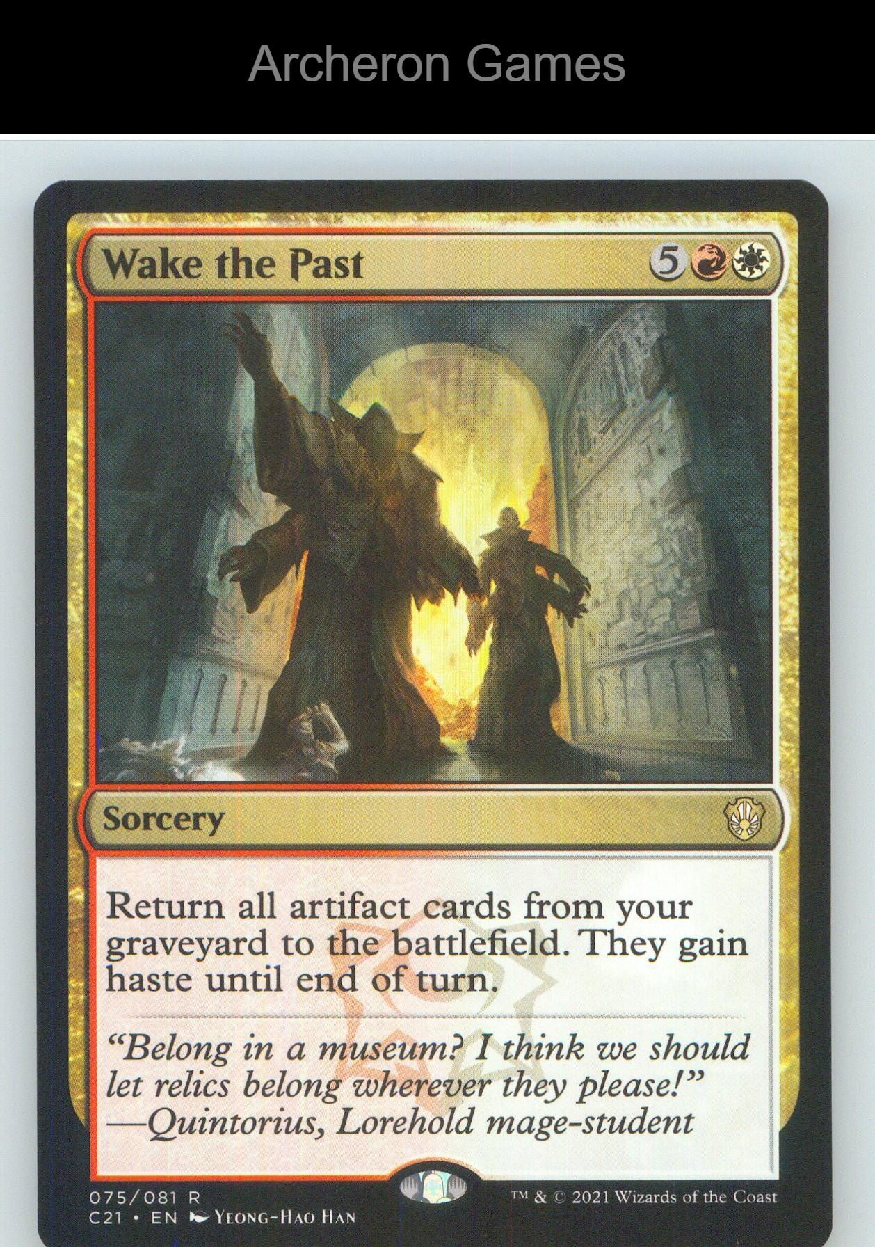 Wake the Past C21 75 R MTG Card NM/EX+