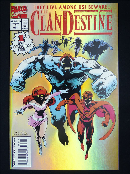 The CLANDESTINE #1 Foil Cover - Marvel Comic #49Q