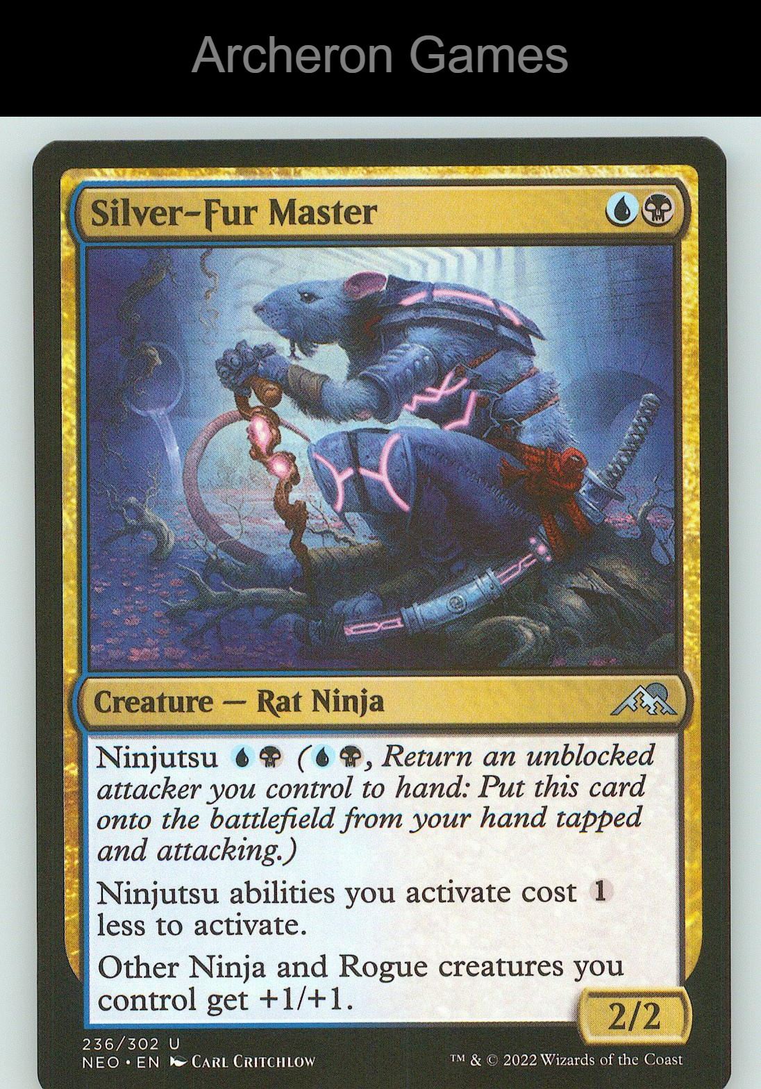 Silver-Fur Master NEO 236 UC MTG Card NM/EX+