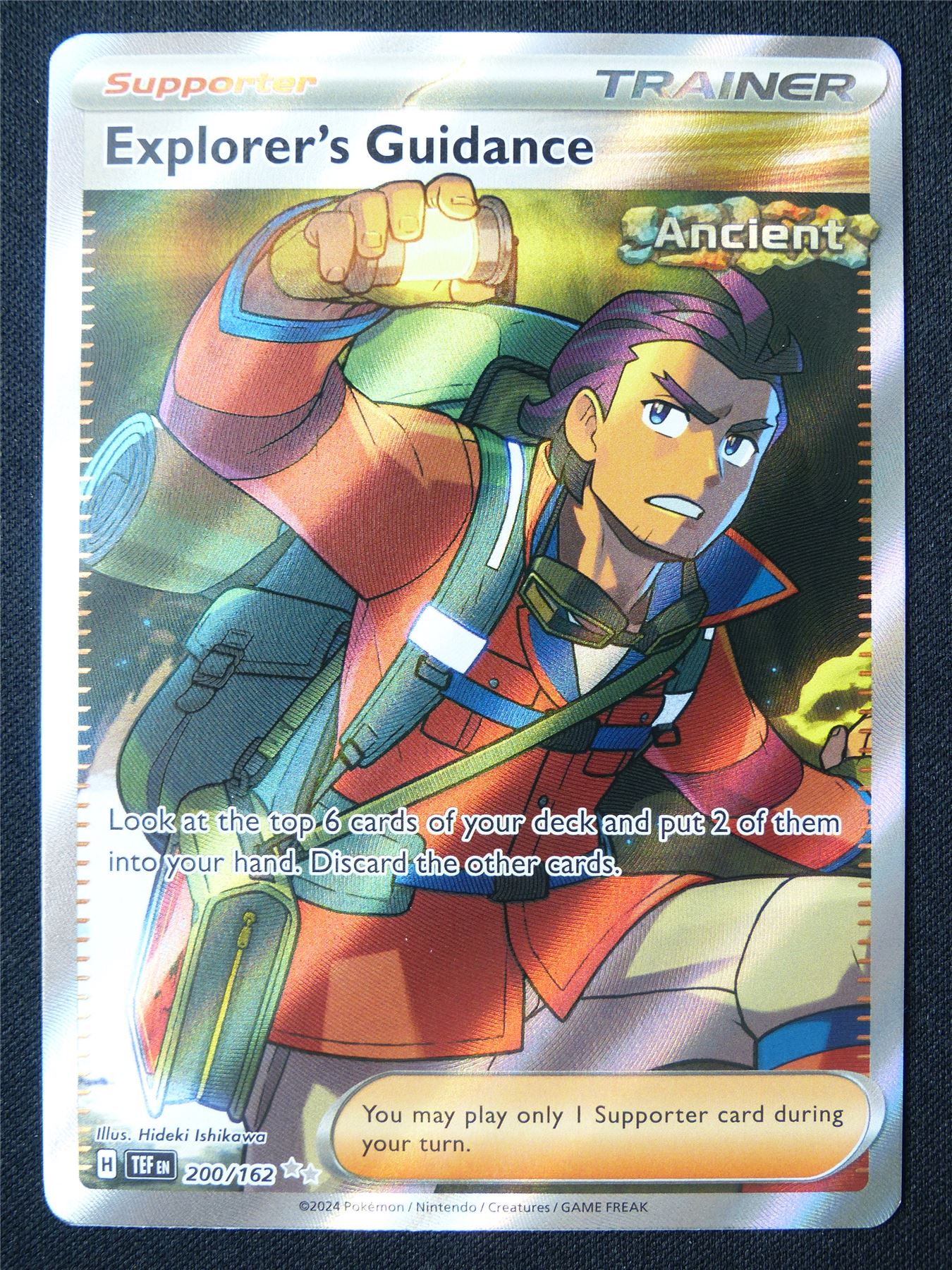 Explorer's Guidance 200/162 Textured Holo - Pokemon Card #1FH