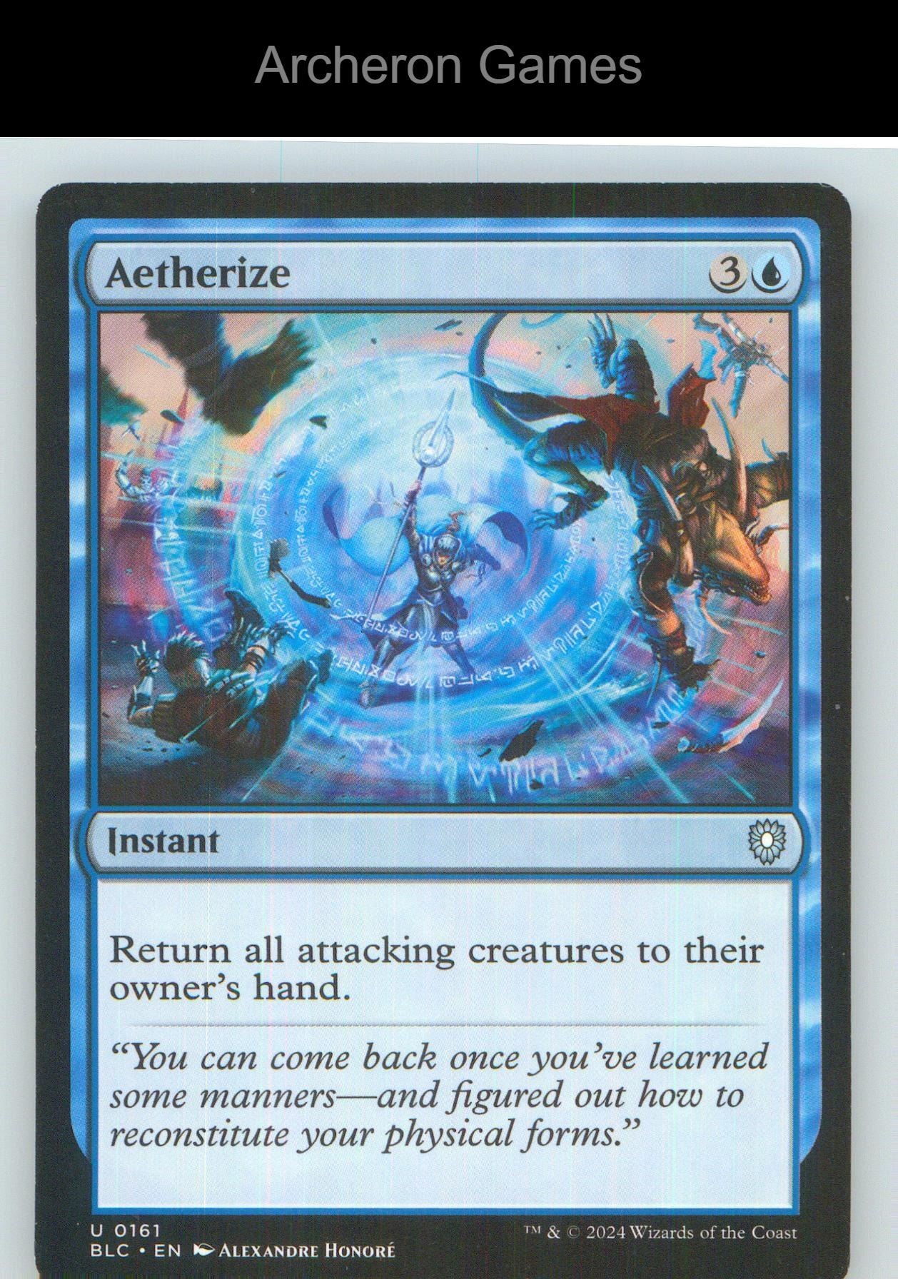 Aetherize BLC 161 UC MTG Card NM/EX+