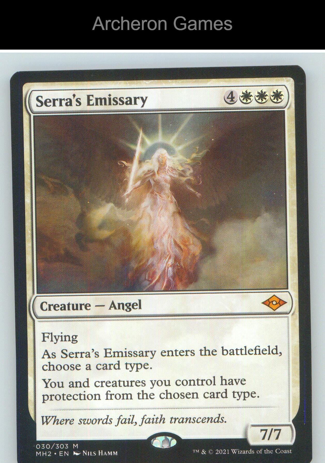 Serra's Emissary MH2 30 Mythic MTG Card NM/EX+