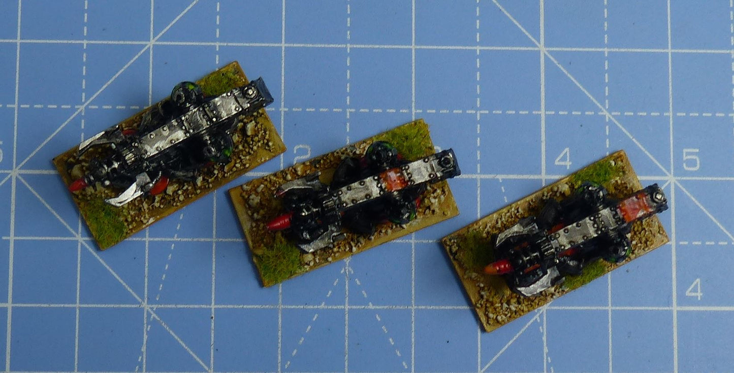 Classic Metal Ork Lifta Droppas set of 3 painted - Warhammer Epic #2KT