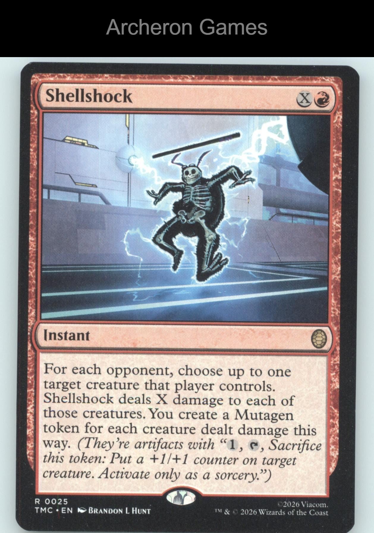 Shellshock TMC 25 R MTG Card Commander: Teenage Mutant Ninja Turtles