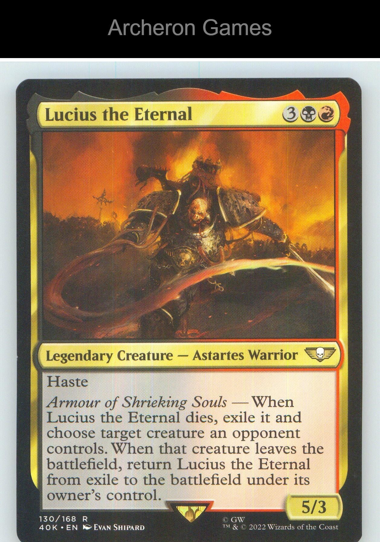 Lucius the Eternal 130 R MTG Card NM/EX+