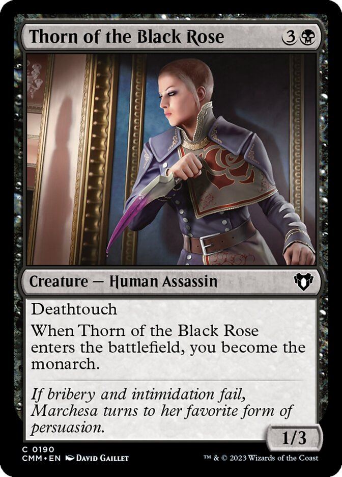 Thorn of the Black Rose - Commander Masters cmm