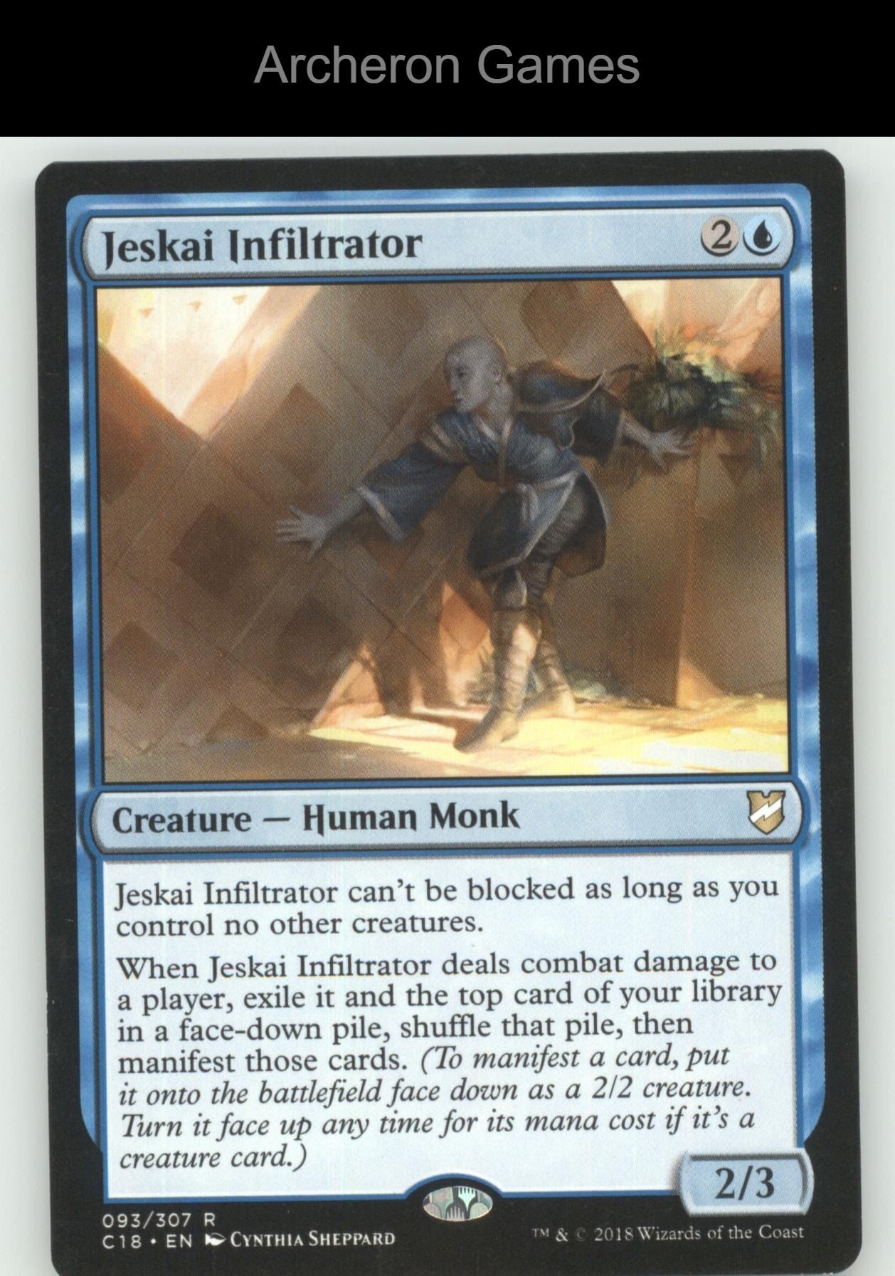 Jeskai Infiltrator 93 R MTG Card Commander 2018