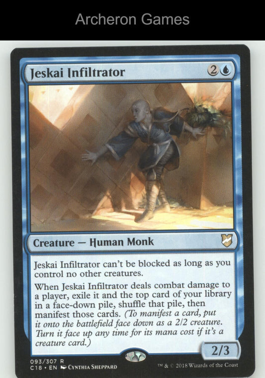 Jeskai Infiltrator 93 R MTG Card Commander 2018
