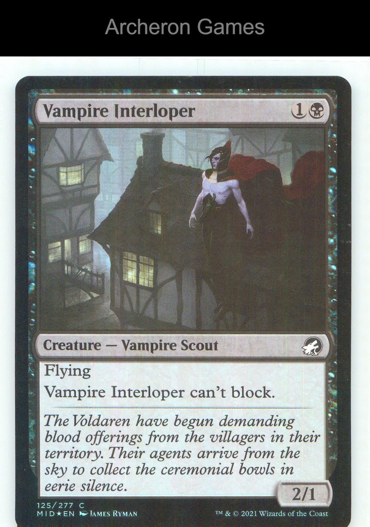 Vampire Interloper MID 125 C MTG Card NM/EX+ Foil