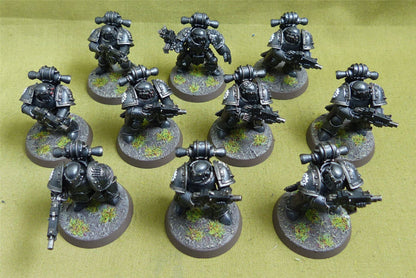 MKIII Tactical Squad set of 10 painted - Iron Hands - Warhammer Horus Heresy #2QI