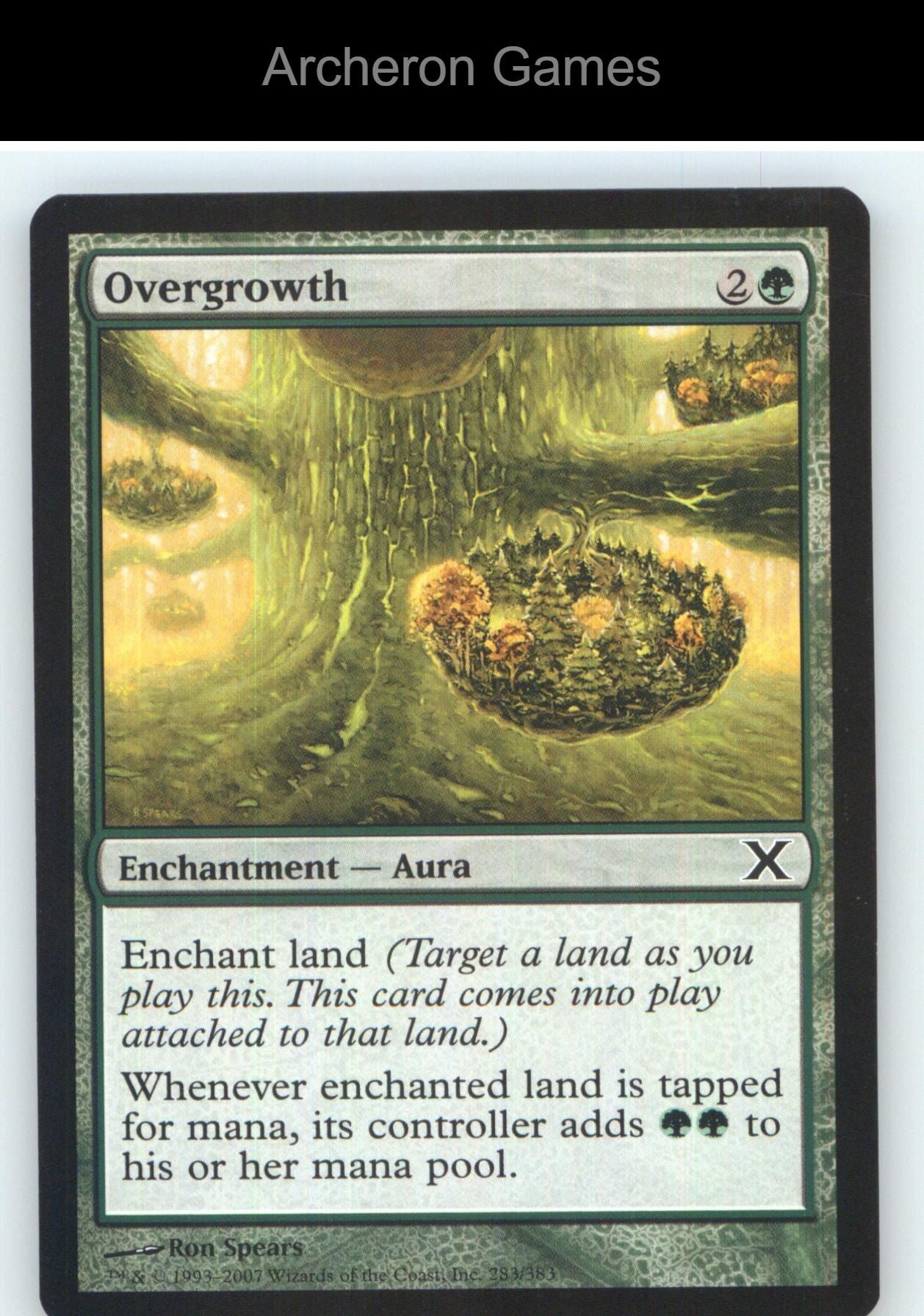 Overgrowth 10E 283 C MTG Card NM/EX+